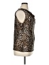 Ellen Tracy Brown Sleeveless Blouse Size XL - photo 4