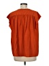 Vanessa Bruno Orange Short Sleeve Blouse Size EU 38 / US 8 - photo 2