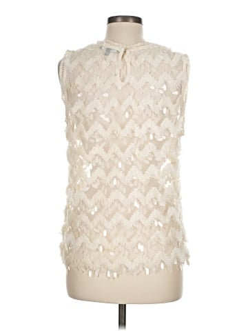 Blue Tassel Sleeveless Blouse (view 2)