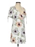 Blue Blush 100% Rayon Floral Gray Casual Dress Size S - photo 1