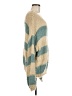 Miracle Stripes Teal Pullover Sweater Size S - photo 4
