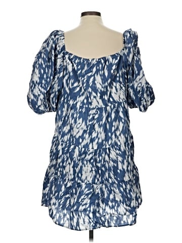 Blue Tassel Casual Dress (view 2)