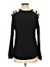 Derek Heart Black Long Sleeve Top Size L - photo 2