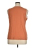 Dana Buchman 100% Polyester Orange Sleeveless Blouse Size XL - photo 2