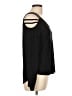 Derek Heart Black Long Sleeve Top Size L - photo 4