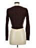 Topshop Burgundy Long Sleeve Top Size 6 - photo 2