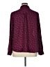 Elle 100% Polyester Paisley Burgundy Long Sleeve Blouse Size XL - photo 2