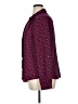 Elle 100% Polyester Paisley Burgundy Long Sleeve Blouse Size XL - photo 5