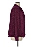 Elle 100% Polyester Paisley Burgundy Long Sleeve Blouse Size XL - photo 4