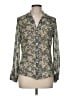 Quintessential Floral Green Long Sleeve Blouse Size M - photo 1