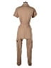 Japna Solid Tan Jumpsuit Size S - photo 2