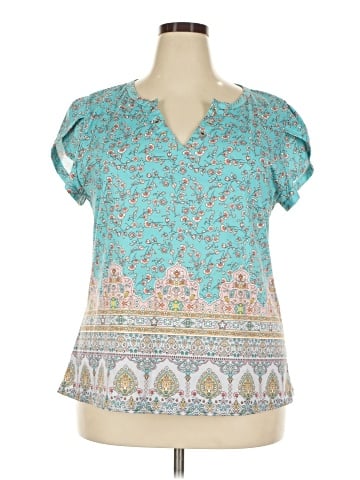 Unbranded Short Sleeve Blouse (view 1)