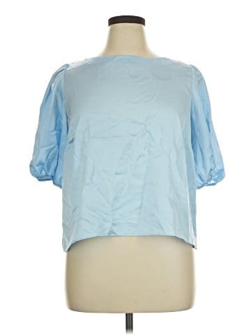 Ann Taylor Short Sleeve Blouse (view 1)
