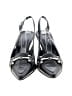 AK Anne Klein 100% Leather Black Heels Size 7 - photo 2