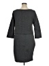 Leota Houndstooth Gray Casual Dress Size XL - photo 2