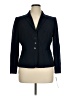 Tahari by ASL Stripes Blue Blazer Size 14 Petite - photo 1