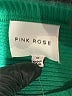 Pink Rose Green Pullover Sweater Size M - photo 7