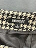 Metrostyle Houndstooth Gray Wool Skirt Size 10 - photo 4