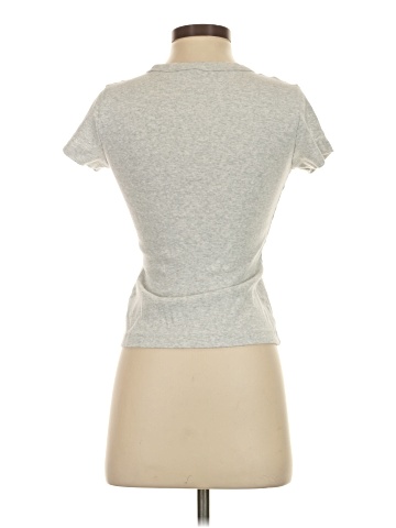 Madewell The '90s V-Neck Baby Tee in Compact Cotton (view 2)