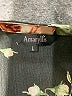 Amaryllis 100% Polyester Black Short Sleeve Blouse Size L - photo 7