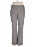 Nic + Zoe Solid Gray Active Pants Size 16 - photo 1