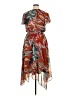 Jessica Howard 100% Polyester Tropical Red Casual Dress Size 14 - photo 2