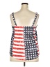 Unbranded 100% Polyester Silver Sleeveless Top Size XXL - photo 2
