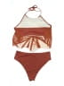 Unbranded Color Block Brown Two Piece Swimsuit Size 3XL - photo 2