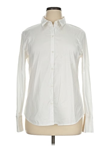 Lafayette 148 New York Long Sleeve Button-Down Shirt (view 1)