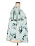 Torrid 100% Polyester Floral Teal Short Sleeve Blouse Size 3X Plus (3) - photo 4