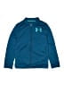 Under Armour 100% Polyester Blue Track Jacket Size M (youth) - photo 1