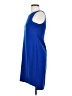 T Tahari 100% Polyester Solid Blue Cocktail Dress Size 4 - photo 5