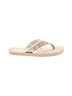 J.Crew Factory Store Ivory Flip Flops Size 7 - photo 1