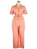 J. Peterman Solid Orange Jumpsuit Size 14 - photo 1