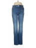 White House Black Market Hearts Blue Jeans Size 8 - photo 1