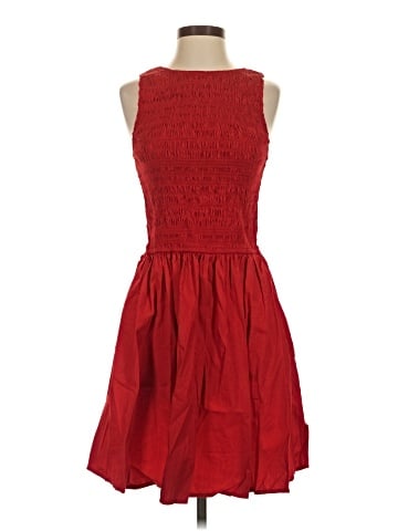 Madewell The Melody Scoopback Smocked Mini Dress (view 1)