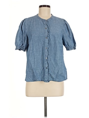 J.Crew Factory Store Short Sleeve Blouse (view 1)