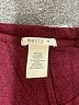 Matty M Burgundy Short Sleeve Top Size L - photo 7