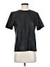 Truth and Pride 100% Leather Black Short Sleeve Top Size S - photo 1