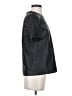 Truth and Pride 100% Leather Black Short Sleeve Top Size S - photo 4
