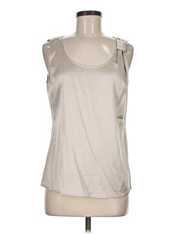 St. John Sleeveless Silk Top (view 1)
