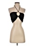 Cotton Candy LA Black Halter Top Size S - photo 1