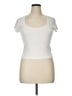 Cotton On Ivory Short Sleeve Top Size XL - photo 1