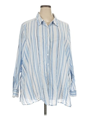 St. John's Bay Long Sleeve Button-Down Shirt (view 1)