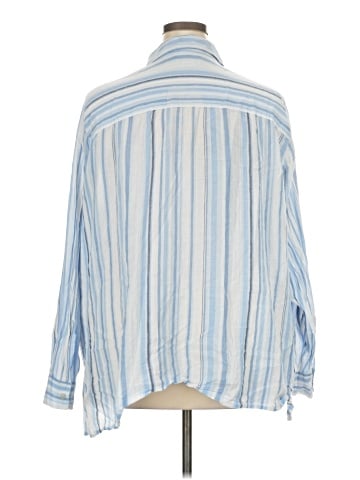 St. John's Bay Long Sleeve Button-Down Shirt (view 2)