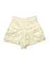 Zara Metallic Ivory Shorts Size XS - photo 1