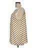 Ann Taylor LOFT 100% Polyester Gold Sleeveless Top Size L - photo 5