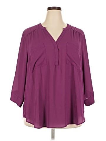 Torrid 3/4 Sleeve Blouse (view 1)