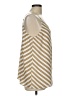 Ann Taylor LOFT 100% Polyester Gold Sleeveless Top Size L - photo 4