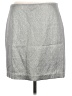 Ann Taylor Chevron-herringbone Silver Casual Skirt Size 8 - photo 1